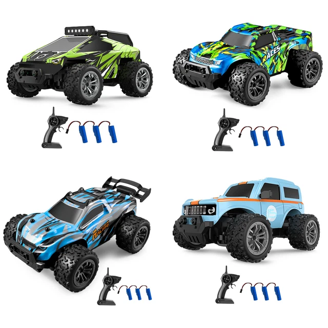 4WD 1/20 SCALE RC Buggy Car 20km/h 2.4GHz RC Monster Truck w/ 33 Minute ...