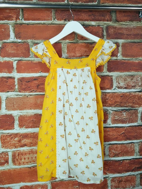 Pacchetto Abiti Estivi Ragazze Età 4-5 Anni H&M M&S Set A Motivi Floreali Bambini 110Cm 2