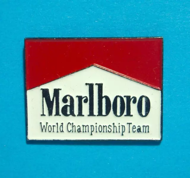 Marlboro Cigarette Advertising - World Championship Team - Vintage Lapel Pin