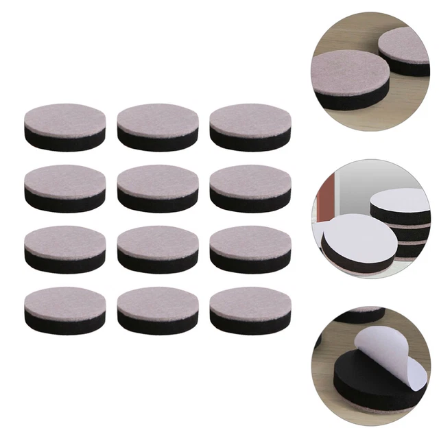 1 juego de 12 almohadillas de mesa pies de espesor almohadillas de muebles resistentes al desgaste silencioso (sch