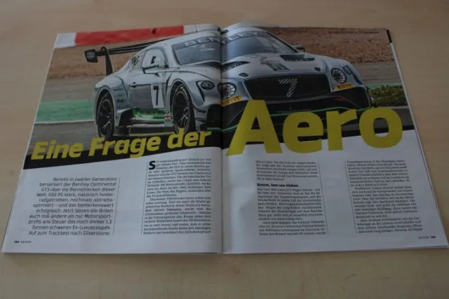 Auto Motor Sport 26008) Bentley Continental GT 3 mit 550PS im Tracktest auf 4 Se