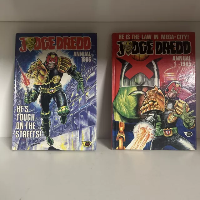 Judge Dredd UK Annual 1985 1986 Book Cursed Earth Unclipped Page Loose B19