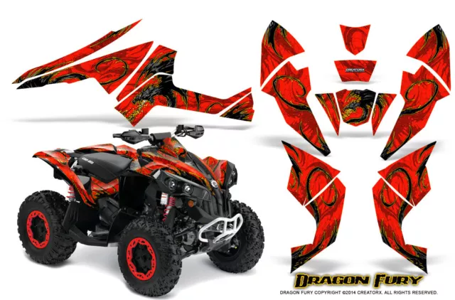 Can-Am Renegade Graphics Kit by CreatorX Decals Stickers DFYR