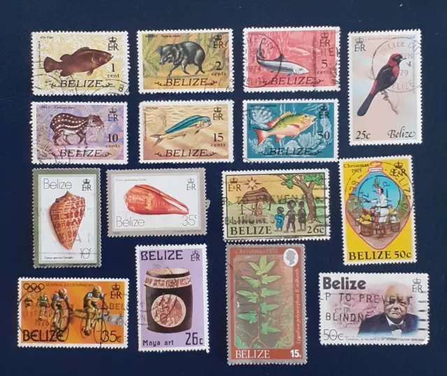 Belize collection of stamps