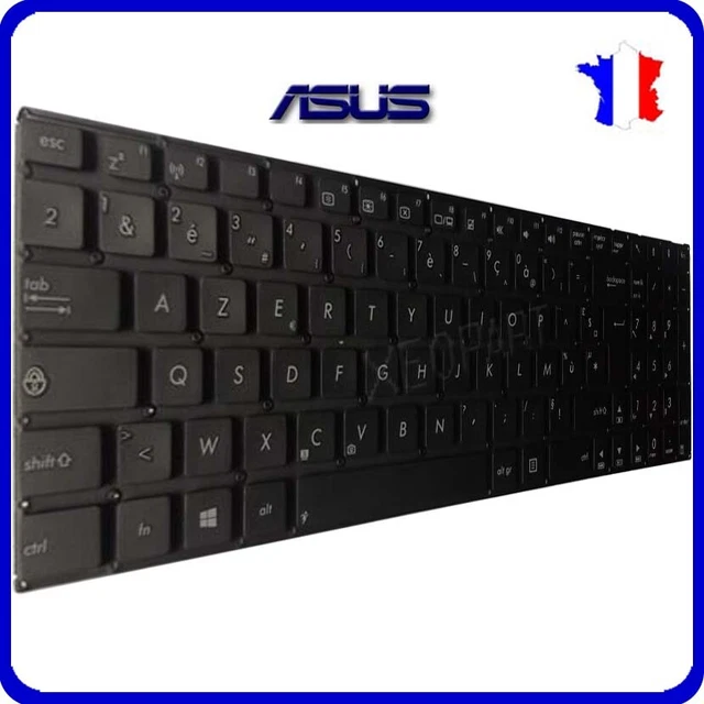 Clavier AZERTY Français Original Pour ASUS R511LA - Noir, Neuf, Remplacement