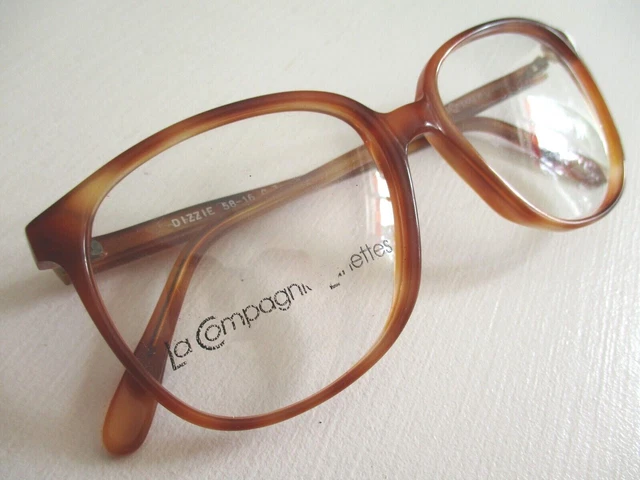 Lunettes De Vue Vuarnet Vintage Années 90, Monture Ovale écaille Marron - Neuf Avec étiquettes