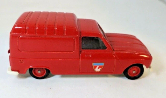 b SOLIDO MADE FRANCE 1986 RENAULT 4 F4 FOURGONNETTE 1976/1980