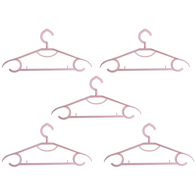 5 piezas Traje Colgantes Pantalones Colgantes Plástico Antideslizantes Colgantes Antideslizantes Aldult