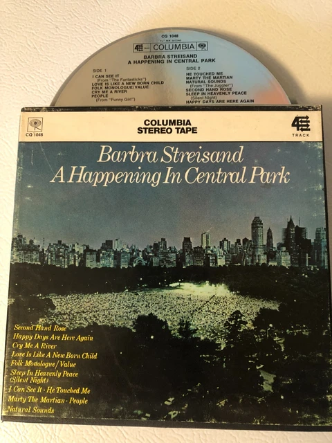 Barbra Streisand A Happening In Central Park Columbia Reel to Reel Tape 7 1/2