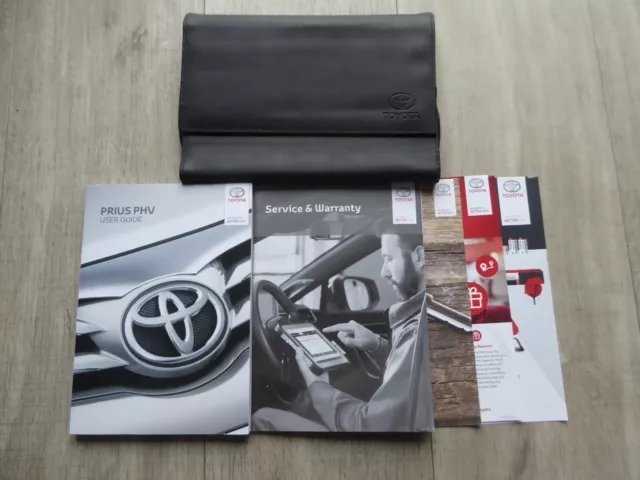 Toyota Prius Phv 2015-2020 Handbook Owners Manual Navi Blank Service Book