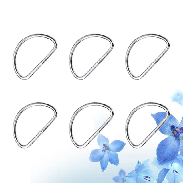 20 PIEZAS Bolsas Llavero Hebillas D Hardware Anillos de Costura Clips Artículos de Cuero