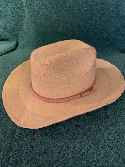 Atwood Infant Girl Pink Trim Cowboy Hat