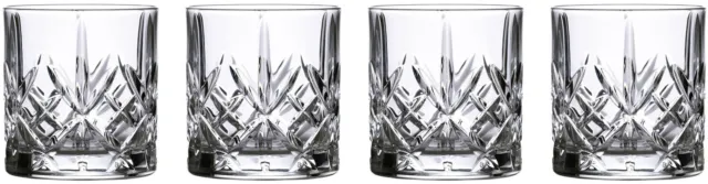 MARQUIS BY WATERFORD CRYSTAL 'MAXWELL' 4 TUMBLERS 310ml (BOXED) - NEW