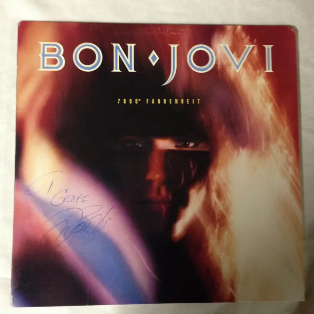 Bon Jovi - 7800 Fahrenheit [vinyl -12"] 1985 Mercury 422-824 509-1 M-1 signed