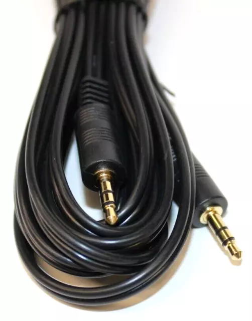 Aux Lead SHIELDED Headphone Cable Stereo 3.5mm Jack  Audio Male to M extension