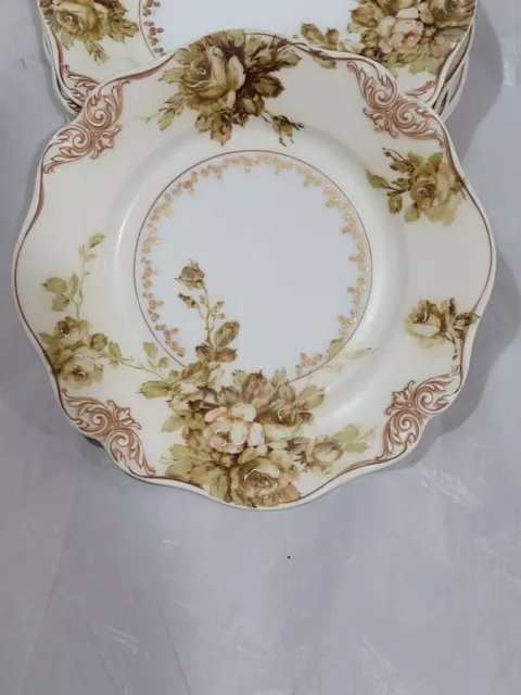 OHME Silesia Old Ivory Round BREAD & BUTTER Plate XXVIII With  6.25"