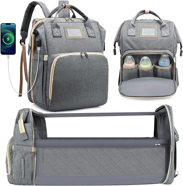 Baby Diaper Bag Backpack, Baby Bags Multifunction Waterproof Diaper Backpack Bag
