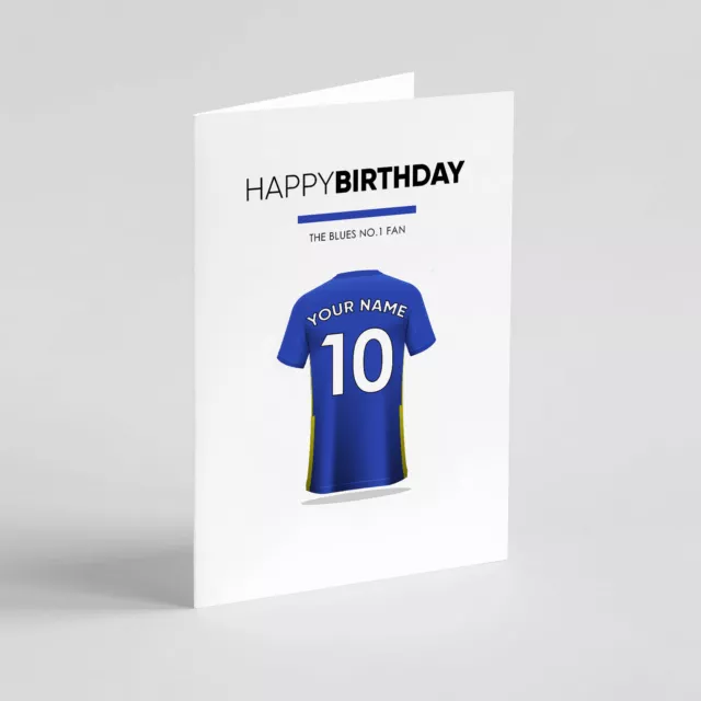 Tottenham Hotspur FC Football Club No.1 Fan Football Shirt Birthday Card