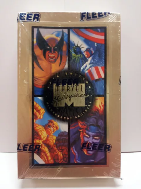 1994 Fleer Marvel Masterpieces Trading Cards 36 Packs FACTORY SEALED BOX!!