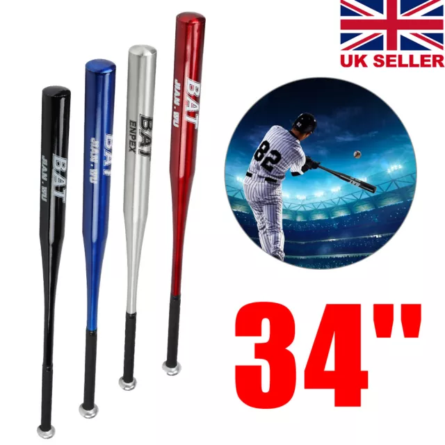 UK 34'' Youth Adult Aluminum Alloy Baseball Bat Racket Softball Outdoor Sport