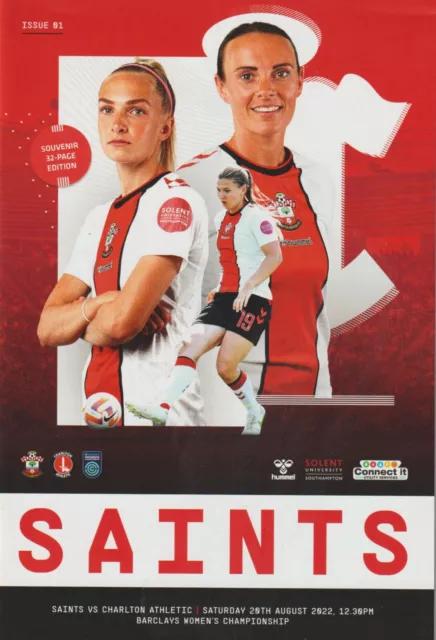 * 2022/23 - Southampton Women Home Programmes - Choose From List *