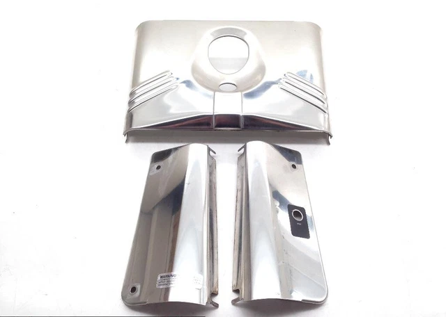 Fork Cover Headlight Tins 02 Harley Heritage Softail Classic FLSTC 1547