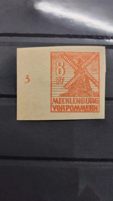 Meck-Pomm Nummer 34 Yb Vom Seitenrand Postfrisch Bpp Geprüft