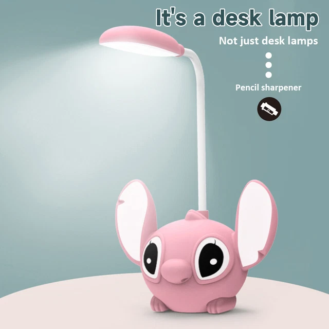 STITCH USB CHARGING Port Rechargeable LED Desk Lamp & Pencil Sharpener