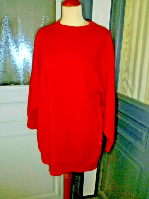 ¡COMO NUEVO! Vestido suéter de diseño GIGI HADID Tommy Hilfiger talla S (34 36) rojo