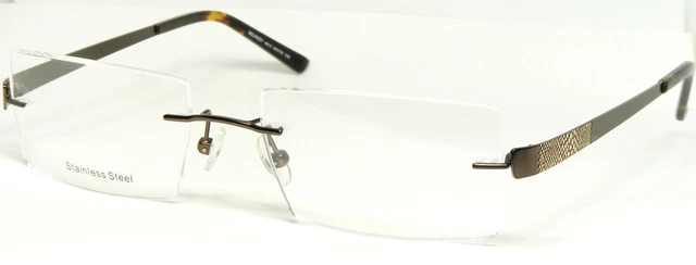 SELECTRA SEL90221 3 Bronzo Tartaruga Occhiali da Sole senza Montatura Metallo