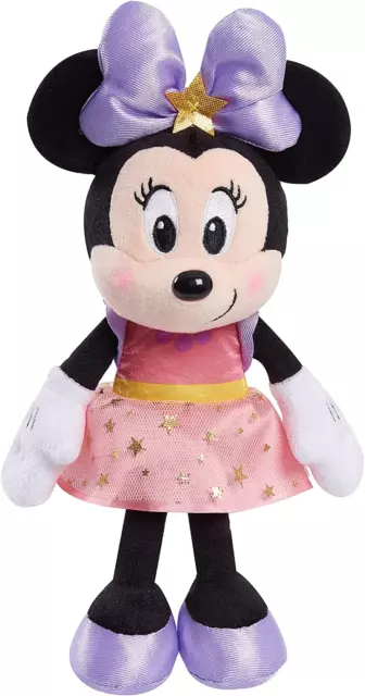 Just Play Disney Junior Minnie Mouse 8-Inch Small Stars Minnie Mouse Plushie Stu