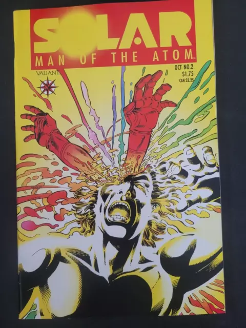 Solar Man Of The Atom #2 (1991) Valiant Comics Jim Shooter! Barry Windsor Smith
