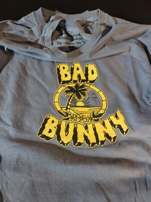 BAD BUNNY WORLD Hottest Tour Stadiums 2022 T Shirt Large Â£103.02 - PicClick UK