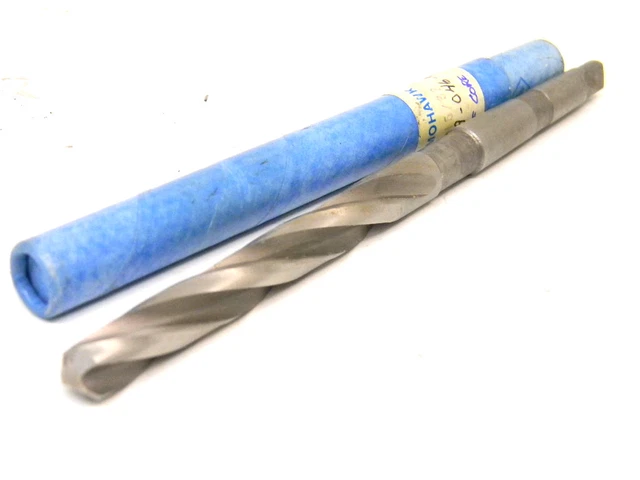 New Surplus Mohawk Usa 15/32" Taper Shank Core Drill 3-Flute #1Mt Hss .4688"