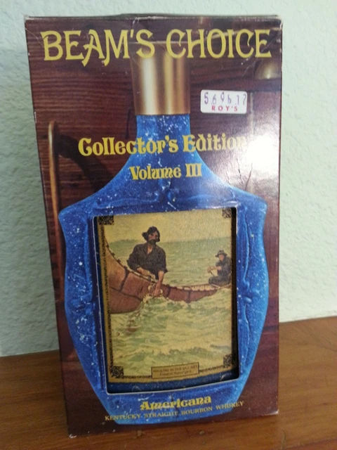 Jim Beam Americana Series  "Hauling in the Gill Net "Frederick Remington, empty