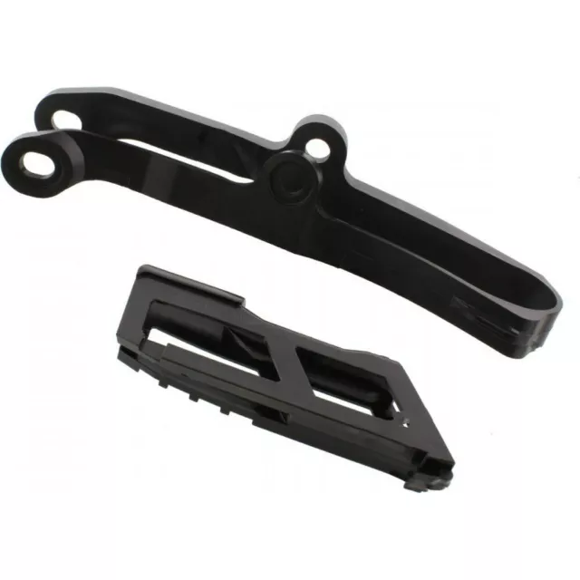 Kettenführung Satz schwarz chain guide/slider set für: Kawasaki KX KX250WWA KX45