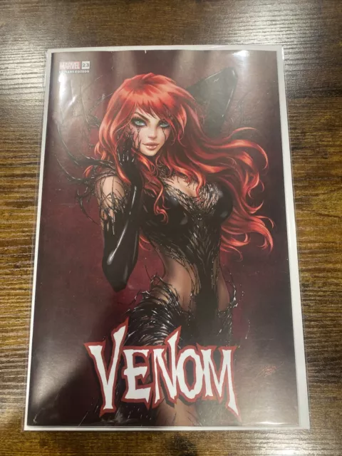 Venom #23 * Nm+ * Dawn Mcteigue Trade  Venomized Mary Jane Variant Spider-Man 🔥