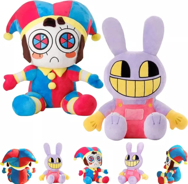 The Amazing Digital Circus Plush,Pomni and Jax Plushies Toy for Kids Xmas Gift