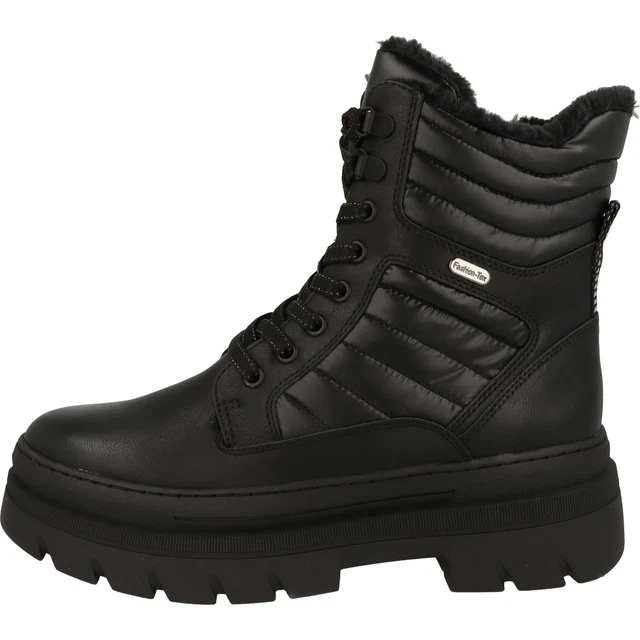 Marco Tozzi Chaussures Femmes Bottes D'Hiver Bottes Fourrées Tex 2-26289-41 Noir 2