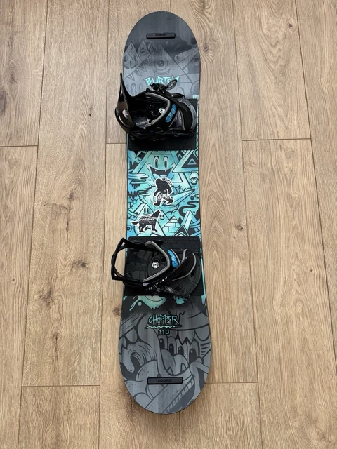 BURTON CHOPPER 110CM Junior Kids Snowboard With GROM Bindings