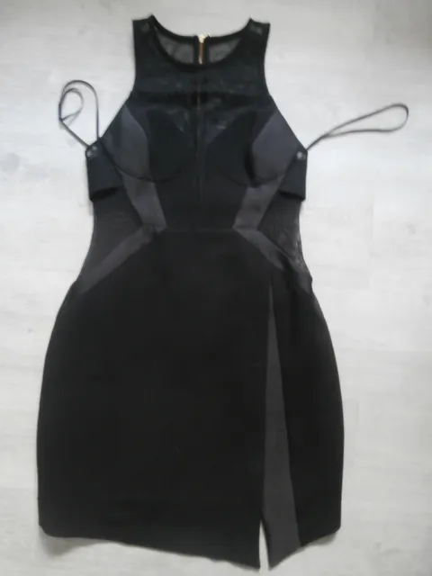 BNWT's Three Floor black sleeveless dress size 14 back zip mesh sides. stunning