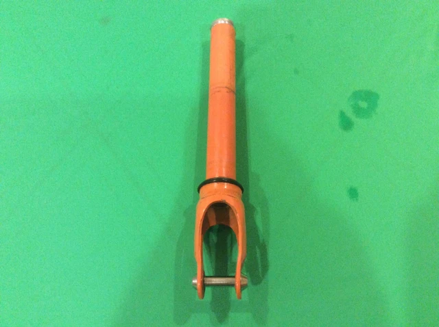 Fuzion X5 Orange Fork W/ Integrated Crownrace And 5mm Axle