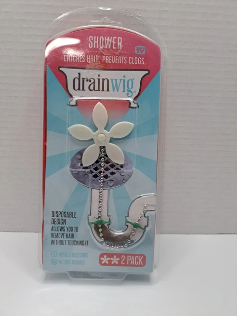 Drainwig~As Seen on TV~2 Pack Disposable Design