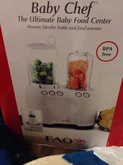 FAO Schwarz Baby Chef Ultimate Baby Food Center Cooker Food Processor