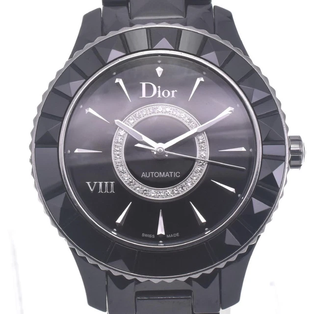 Christian Dior Yuit CD1245E0 diamond black Dial Automatic Men's Watch G#125509