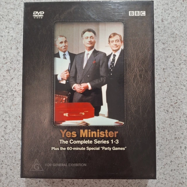 BBC YES MINISTER The Complete Series 1-3 Plus Special Party Game DVD G ...
