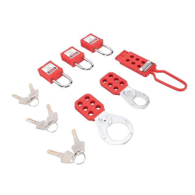 LOCKOUT TAGOUT KIT Anti Tampering Electrical Safety Lock Out Tag Out ...