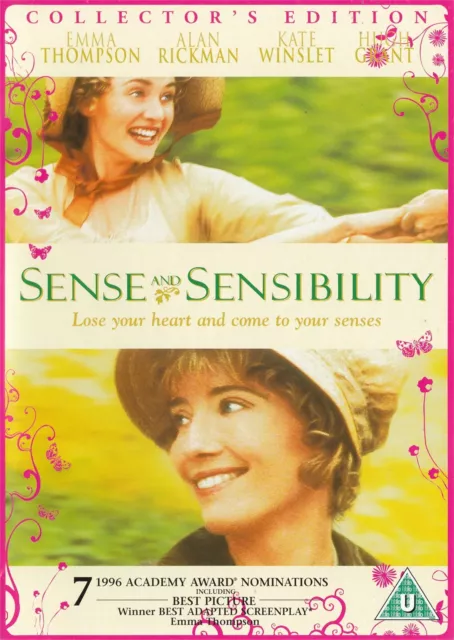 Sense & Sensibility Collector's Edition - Emma Thompson (Pink) NEW Region 2 DVD