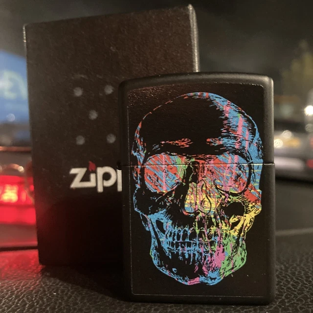 Zippo Lighters Rare Abstract Skull Collectable Favourite.🖤