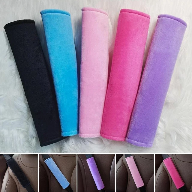 Plush Car Seat Belt Cover Adjustable Auto Interior Accessories  Kids